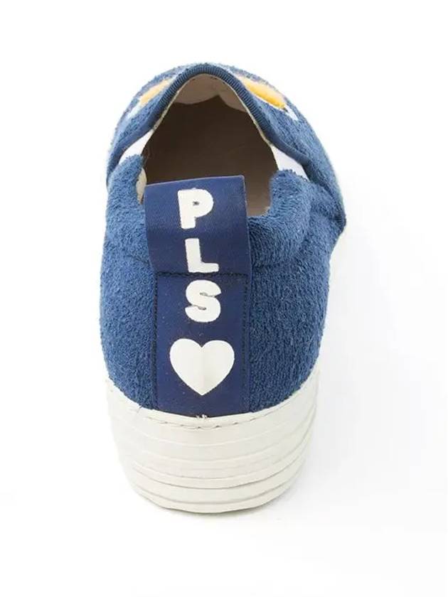 Women s Smile Slip On Sneakers Blue 10053SG - JOSHUA SANDERS - BALAAN 8