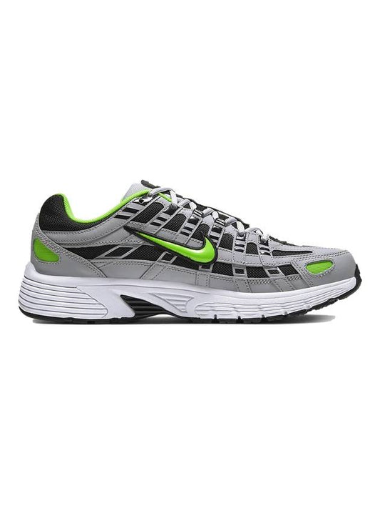 P 6000 Metallic Low Top Sneakers Grey Green - NIKE - BALAAN 1