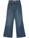 Clinteau High Rise Wide Jeans Stonewashed Indigo - A.P.C. - BALAAN 1