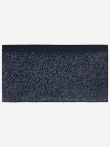 Citizen Twill Long Wallet Evercolor & Bleu Nuit Bleu Saphir - HERMES - BALAAN 1