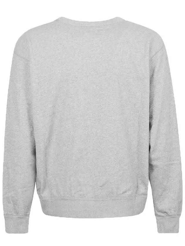 Mobily Big Logo Sweatshirt Grey - ISABEL MARANT - BALAAN 4