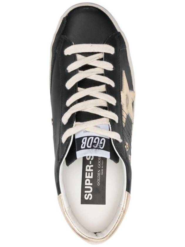 Superstar Gold Tab Low Top Sneakers Black - GOLDEN GOOSE - BALAAN 3