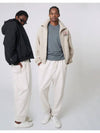 AU42PT08 Sweatshirt baggy pants melange beige - ATHPLATFORM - BALAAN 9