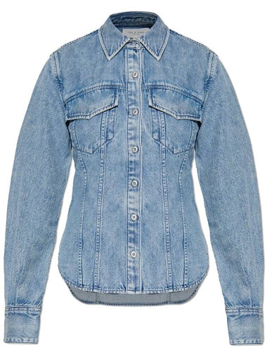 Rag & Bone  Denim Shirt Annie, Women's, Blue - RAG & BONE - BALAAN 1