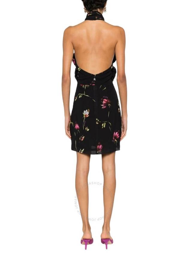 Rotate Flower Print Mini Dress, Brand Size 38 (US Size 4) - ROTATE - BALAAN 2