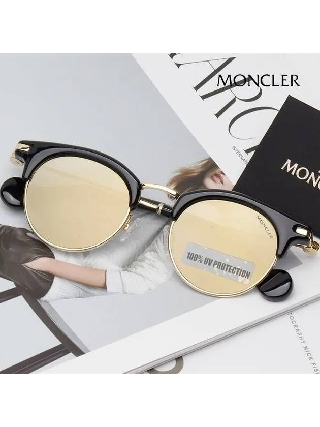 Eyewear Mirror Sunglasses Black - MONCLER - BALAAN 3