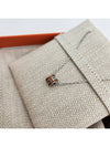 Mini Pop H Pendant Necklace Silver - HERMES - BALAAN 5