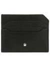 Soft 6CC Leather Card Wallet Black - MONTBLANC - BALAAN 2