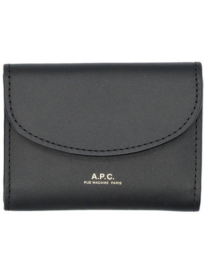 Geneve Flap Card Wallet Black - A.P.C. - BALAAN 2