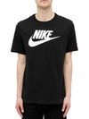 Futura Icon Short Sleeve T-Shirt Black - NIKE - BALAAN 3