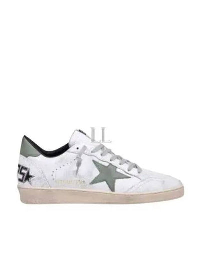 Ballstar Low-Top Sneakers Green White - GOLDEN GOOSE - BALAAN 2