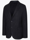 Men s Wool Blend Patch Pocket Two Button Blazer AJK113 - IKALOOOK - BALAAN 2