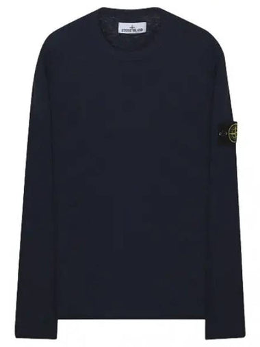 badge crew neck knit - STONE ISLAND - BALAAN 1