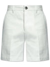 De Coeur Motif Chino Shorts Chalk - AMI - BALAAN 1