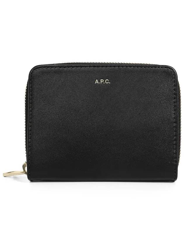 Women's Emmanuel Compact Bicycle Wallet Black - A.P.C. - BALAAN.