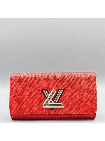 M61179 Red Epi silver twist long wallet - LOUIS VUITTON - BALAAN 1