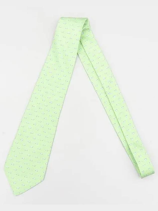 Ferragamo green tie fashion accessories - SALVATORE FERRAGAMO - BALAAN 1