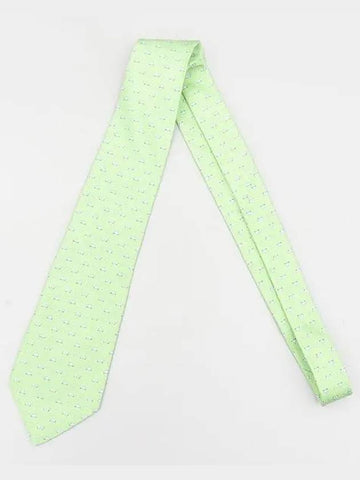 Ferragamo green tie fashion accessories - SALVATORE FERRAGAMO - BALAAN 1