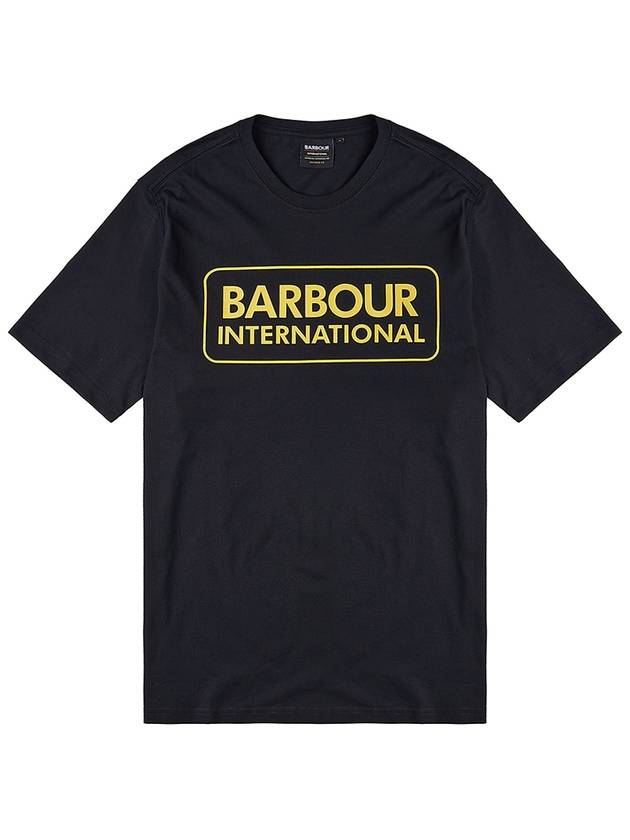 International Essential Large Logo Short Sleeve T-Shirt Black - BARBOUR - BALAAN 11