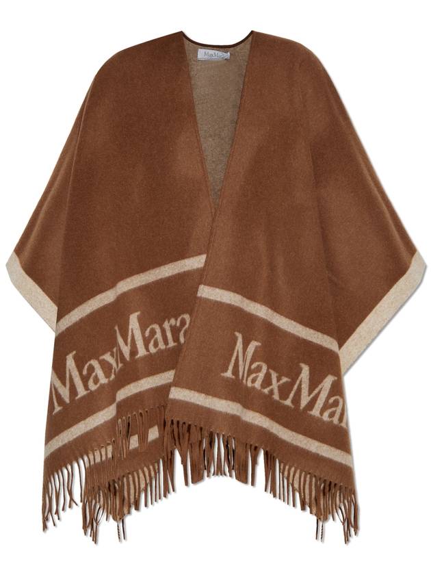 Max Mara Poncho Hilde, Women's, Brown - MAX MARA - BALAAN 1