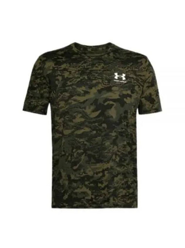 Men's ABC Camo Short Sleeve T Shirt Black - UNDER ARMOUR - BALAAN 1