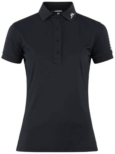 Women's Tour Tech Golf Polo Black - J.LINDEBERG - BALAAN 2