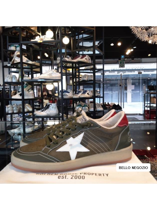 Ball Star Low Top Sneakers Green - GOLDEN GOOSE - BALAAN 3