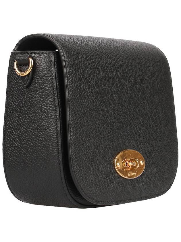 Darley Satchel Classic Grain Small Cross Bag Black - MULBERRY - BALAAN 5