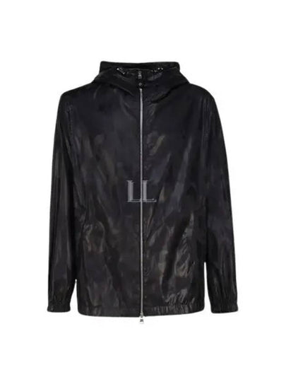 Graffiti Hooded Zip-Up Jacket Black - ALEXANDER MCQUEEN - BALAAN 2