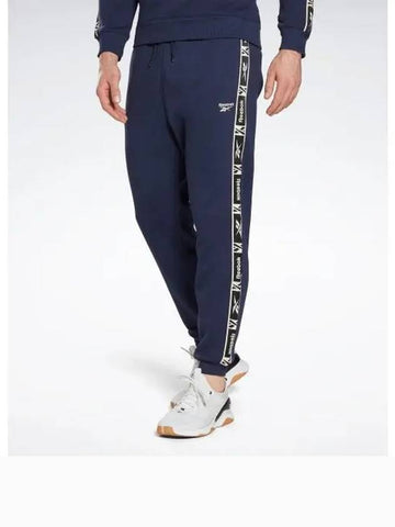 RI Tape Pants Navy HJ7843 - REEBOK - BALAAN 1