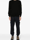 Stretch Cotton Tela Paracadute Cargo Straight Pants Navy Blue - STONE ISLAND - BALAAN 4