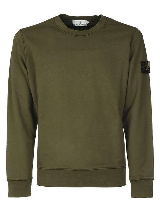 Men's Wappen Patch Sweatshirt Khaki - STONE ISLAND - BALAAN 1