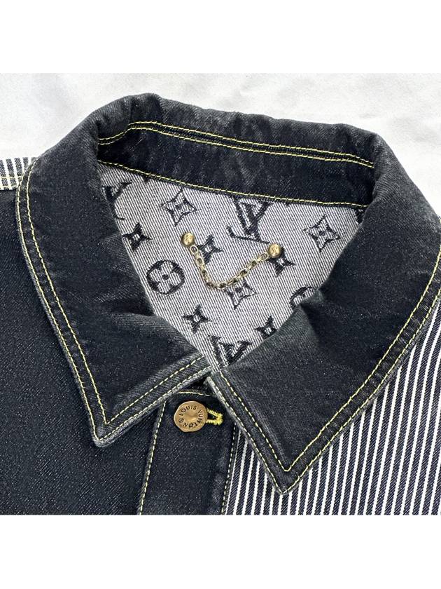 52 LV Nigo Crazy Mix Denim Workwear Blouson Jacket - LOUIS VUITTON - BALAAN 9