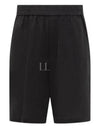 De Coeur Cotton Track Shorts Black - AMI - BALAAN 2