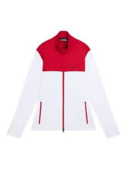 Banks Mid Layer Zip-Up Jacket Cherry White - J.LINDEBERG - BALAAN 2