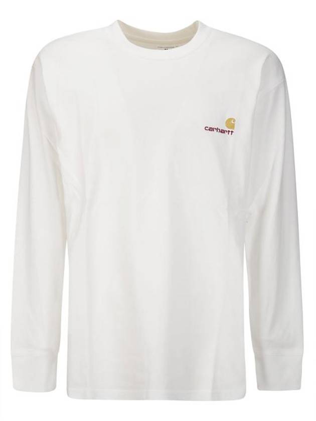 American Script Long Sleeve T-Shirt White - CARHARTT WIP - BALAAN 2