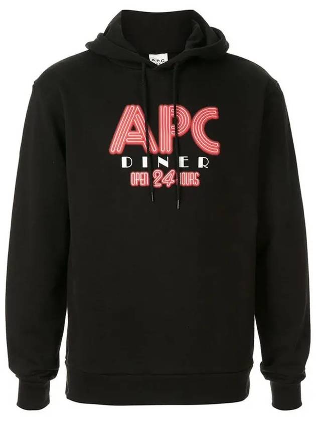 Benito Logo Hoodie Black - A.P.C. - BALAAN 2