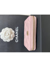 Classic card wallet zipper light pink gold AP0216 - CHANEL - BALAAN 2