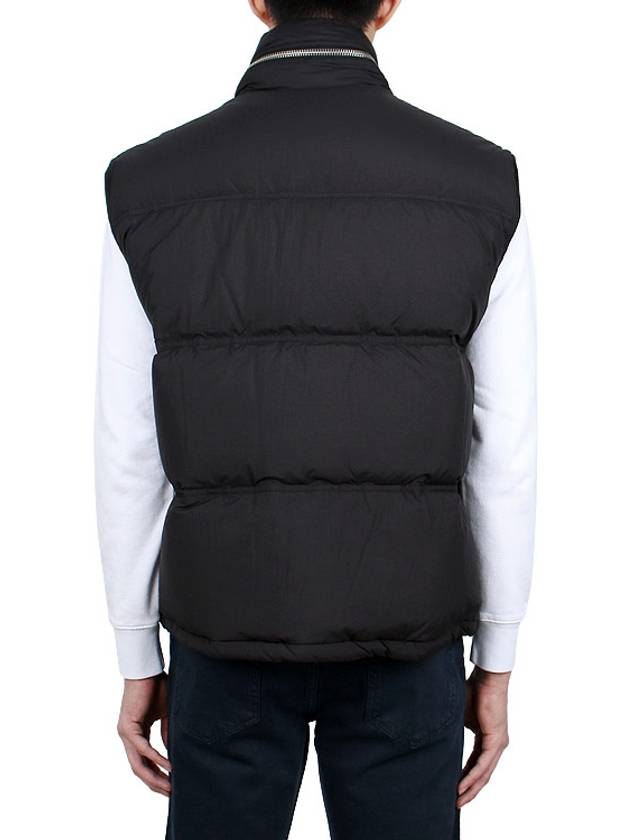 De Coeur Zip-Up Padded Vest Black - AMI - BALAAN 6