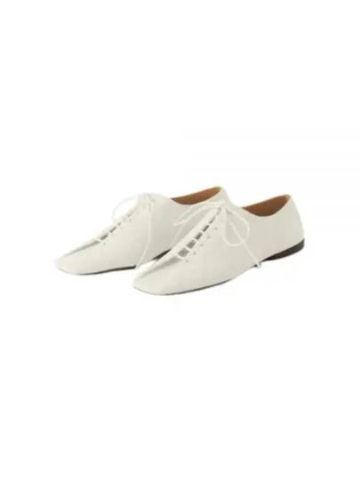 Leather Flat Derby White - LEMAIRE - BALAAN 2