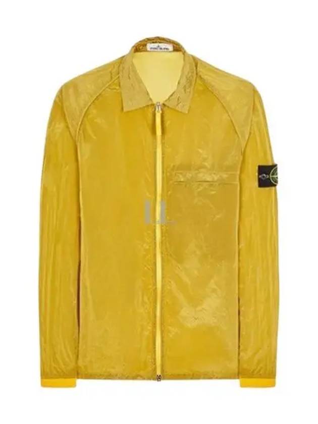 Nylon Metal Overshirt Zip-Up Jacket Yellow - STONE ISLAND - BALAAN 2