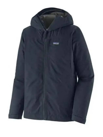 Men's Boulder Fork Rain Jacket Smolder Blue - PATAGONIA - BALAAN 2