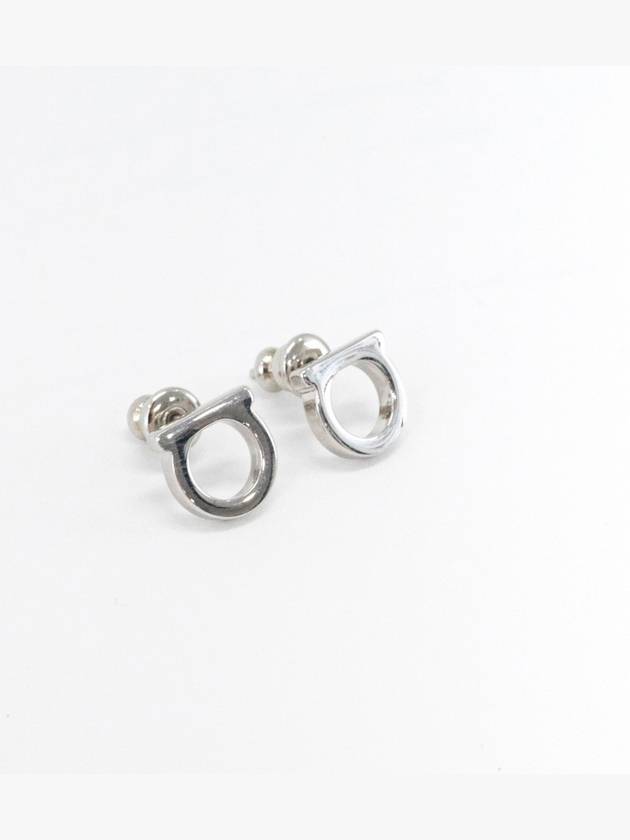 Gancini Earings Silver - SALVATORE FERRAGAMO - BALAAN 4