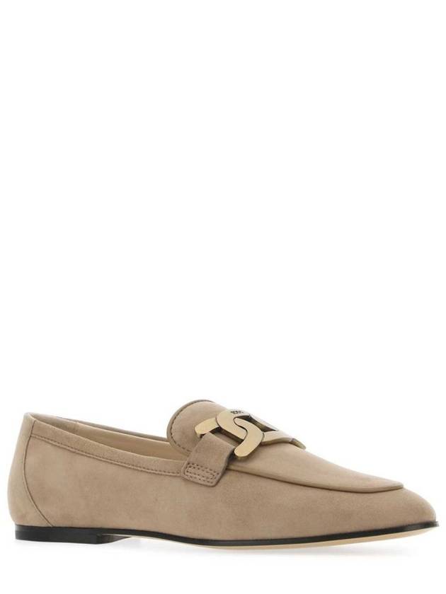 Women's Kate Suede Loafers Beige - TOD'S - BALAAN 5