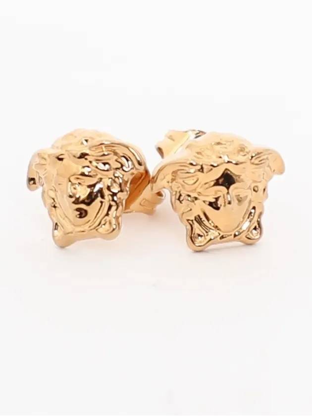 Medusa Head Stud Earrings Gold - VERSACE - BALAAN 3