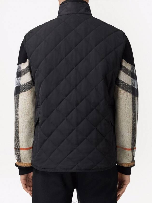 Diamond Quilted Thermoregulated Vest Black - BURBERRY - BALAAN 5