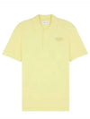 Handwriting Comfort Polo Shirt Chalk Yellow - MAISON KITSUNE - BALAAN 2