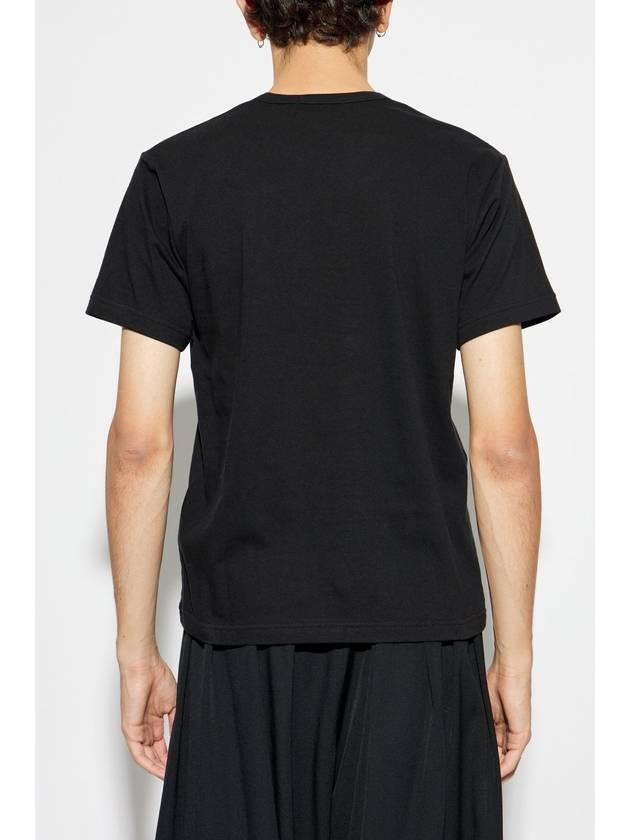 Comme Des Garçons Black Cotton T-shirt, Unisex, Black - COMME DES GARCONS - BALAAN 6