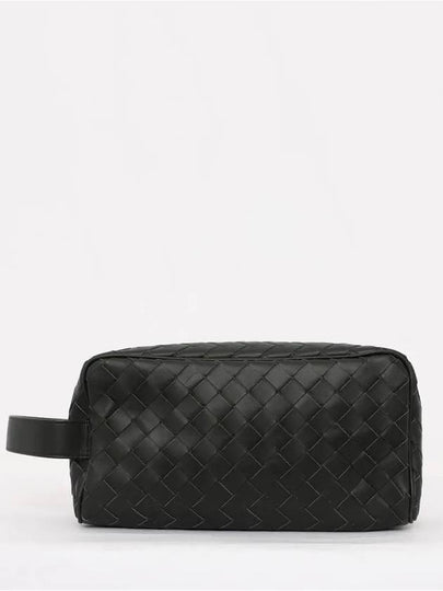 Intrecciato Travel Pouch Bag Dark Green - BOTTEGA VENETA - BALAAN 2