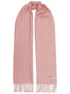 New Wool Stitch Muffler Pink - ACNE STUDIOS - BALAAN 2